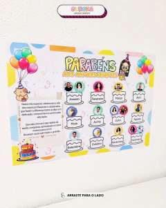 PAINEL ANIVERSARIANTES - EQUIPE ESCOLAR na internet