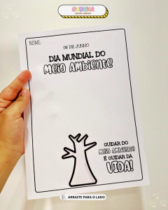 Atividade de Artes com Folhas – Dia do Meio Ambiente na internet