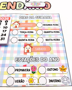 CARTAZ CALENDÁRIO 2026 na internet