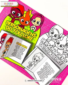 Luva Livro dos Personagens do Folclore na internet