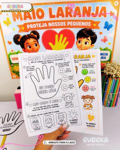 Kit Maio Laranja: Proteja Nossos Pequenos na internet