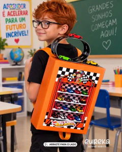 Arte Mochila Hot Wheels na internet