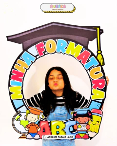 Moldura para Bambolê Formatura do ABC na internet