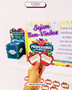 Painel de Acolhida – Sejam Bem-Vindos, Professores na internet