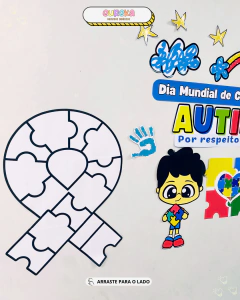 KIT PAINEL DIA MUNDIAL DO AUTISMO na internet