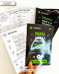 Cartão Spotify Pai - Eureka Recursos Didaticos
