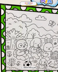 PAINEL VOLTA ÀS AULAS PARA COLORIR - loja online