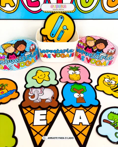 Sorveteria das Vogais – Alfabetização lúdica, visual e com intenção pedagógica - Eureka Recursos Didaticos