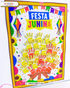 Cartaz Colaborativo Junino - Eureka Recursos Didaticos