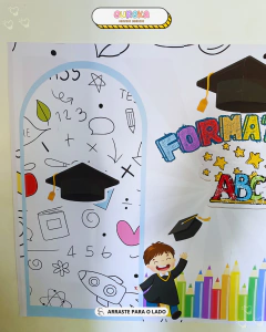 Painel Formatura ABC Infantil - Celebre Conquistas Inesquecíveis! - Eureka Recursos Didaticos