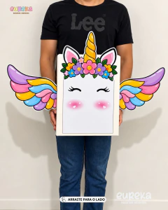 Arte Mochila Unicórnio - Eureka Recursos Didaticos