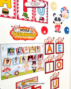 Kit de Ornamentação – Circo Mágico dos Bichinhos - Eureka Recursos Didaticos
