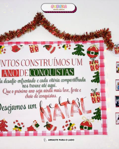Painel Equipe Tema Natal – Transforme seu ambiente com acolhimento, beleza e reconhecimento - Eureka Recursos Didaticos