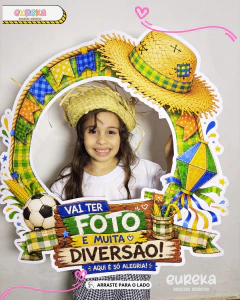 MOLDURA PARA FOTO BAMBOLÊ ARRAIÁ BRASIL - Eureka Recursos Didaticos