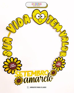 BAMBOLÊ SETEMBRO AMARELO - Eureka Recursos Didaticos