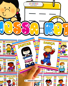Fichas Ilustradas de Rotina Escolar - Eureka Recursos Didaticos