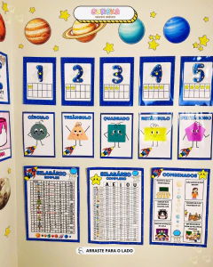 Kit SALA DE AULA TEMA ASTRONAUTA - Eureka Recursos Didaticos