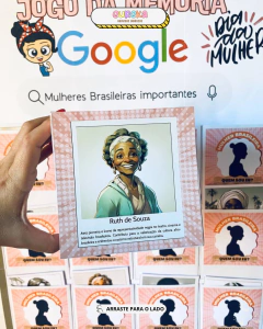 Painel Jogo da Memória Mulheres Importantes - DIAS DAS MULHERES - loja online