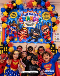COMBO 5 PAINÉIS DIA DAS CRIANÇAS - Eureka Recursos Didaticos