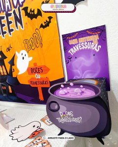Kit Painel Halloween 2 - Transforme sua sala em um cenário assustador e divertido! - Eureka Recursos Didaticos