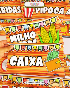 PLAQUINHAS ARRAIÁ - Eureka Recursos Didaticos