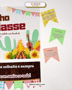 KIT PAINEL CONSELHO DE CLASSE TEMA JUNINA - Eureka Recursos Didaticos