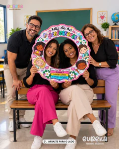 Moldura Dia dos Professores para Bambolê - Eureka Recursos Didaticos
