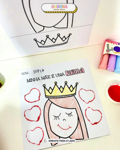 ATIVIDADE RAINHA DIA DA MÃES - Eureka Recursos Didaticos