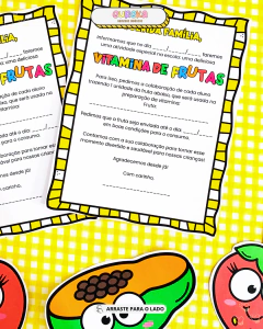 KIT PAINEL VITAMINA DE FRUTAS - Eureka Recursos Didaticos