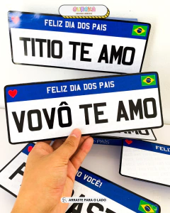 CAIXA PLACA EDIÇÃO DIA DOS PAIS - Eureka Recursos Didaticos