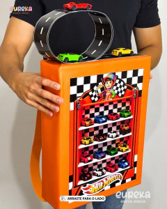 Arte Mochila Hot Wheels - Eureka Recursos Didaticos