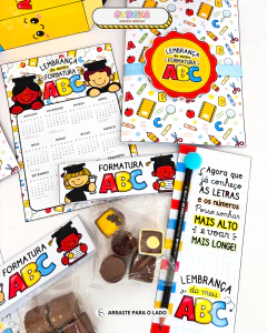 Sacola Personalizada Formatura ABC – Um presente cheio de amor e significado! - Eureka Recursos Didaticos