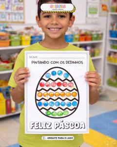 Pintando com os Dedinhos – Páscoa: aprendizado que se sente na prática! - loja online