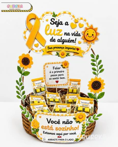 Cesta Setembro Amarelo - loja online