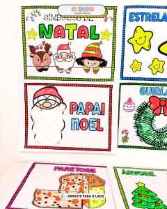ATIVIDADES PARA COLORIR SÍMBOLOS DE NATAL - loja online