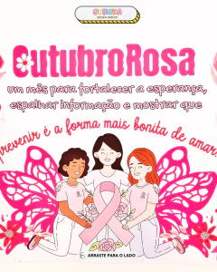 Painel Outubro Rosa – Conscientizar também é um ato de amor. - loja online