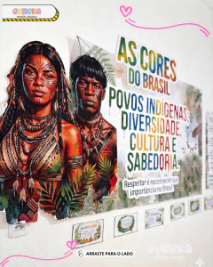 PAINEL POVOS INDÍGENAS - AS CORES DO BRASIL - loja online