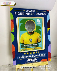 Cartaz Descubra a Figurinha Rara - loja online