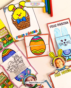 Kit de Cartões para Colorir – Páscoa - loja online