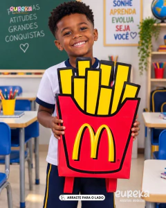 Arte Mochila Fast Food - loja online