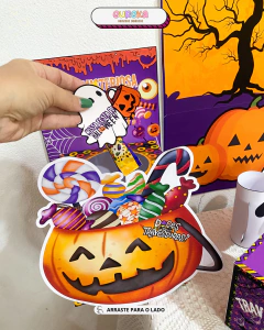 Kit Painel Halloween 2 - Transforme sua sala em um cenário assustador e divertido! - loja online