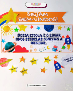 Painel Volta às Aulas – Prontos para Decolar - loja online