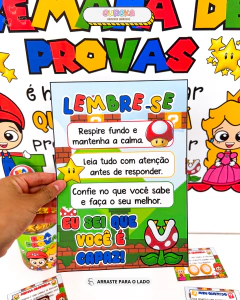 KIT SEMANA DE PROVAS - TEMA SUPER MARIO - loja online