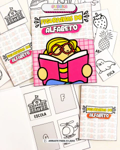 Figurinhas do Alfabeto – Aprender Brincando, Letra por Letra - loja online
