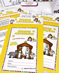 KIT CAPAS E SACOLAS TEMA PRESÉPIO - loja online