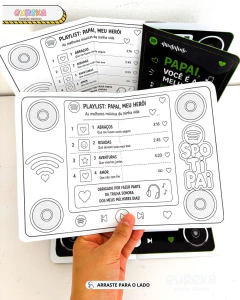 Cartão Spotify Pai - loja online