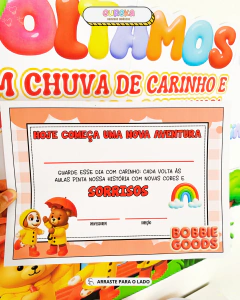 PAINEL VOLTA ÀS AULAS COM BOBBIE GOODS - loja online