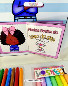 História que Encanta e Ensina - livro "Menina Bonita do Laço de Fita" - loja online
