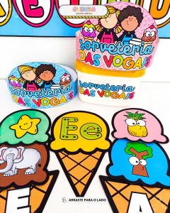 Sorveteria das Vogais – Alfabetização lúdica, visual e com intenção pedagógica - loja online