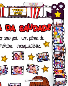 PAINEL CINE AULA DA SAUDADE - loja online